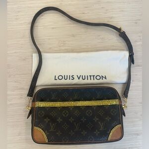 Custom LV Compiegne converted crossbody 💎